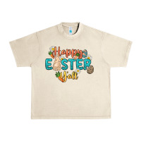 Sandshell Happy Easter y'all Easter Day Urban Heavy Tee - HowdyJamesFarm