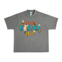 Tornado Happy Easter y'all Easter Day Urban Heavy Tee - HowdyJamesFarm