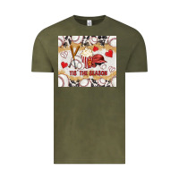 Vintage Olive tis' the season with cowhide tumbler tbs Vintage Tee - TumblerDesignByShophia