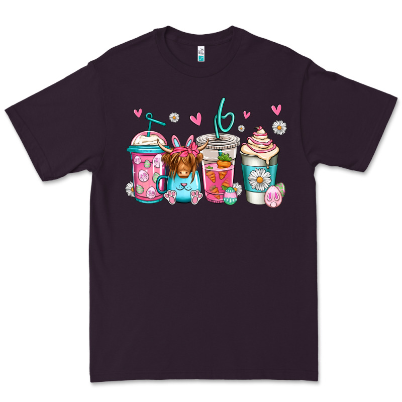 Easter Longhaired Cow Coffee Cups Premium Tee by Jasminsmagicworld | Teevron