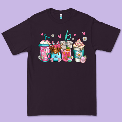 Easter Longhaired Cow Coffee Cups Premium Tee Designed By Jasminsmagicworld