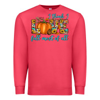 Cardinal i think i love fall most of all Premium Sweatshirt - Artiststas