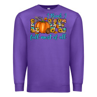 Purple i think i love fall most of all Premium Sweatshirt - Artiststas