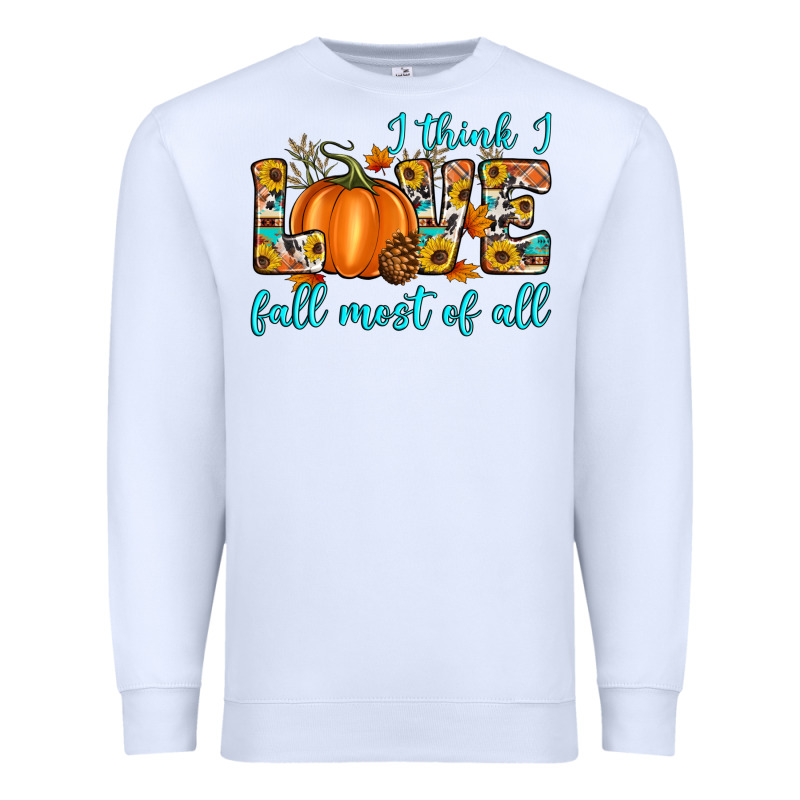 I Think I Love Fall Most Of All Premium Sweatshirt by Artiststas | Teevron
