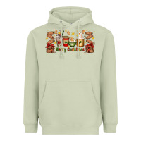 Matcha Christmas coffee cups Heavyweight Hoodie - Artiststas