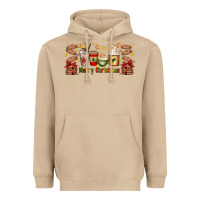 Mushroom Christmas coffee cups Heavyweight Hoodie - Artiststas