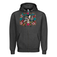 Charcoal Heather Happy Easter Zipper Hoodie - CowhideDigitalArt