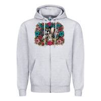 Heather Grey Happy Easter Zipper Hoodie - CowhideDigitalArt