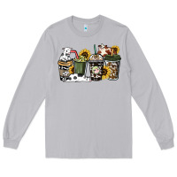 Moon Dust cowhide coffee cup Long Sleeve Tee - HowdyJamesFarm