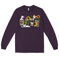 Plum cowhide coffee cup Long Sleeve Tee - HowdyJamesFarm