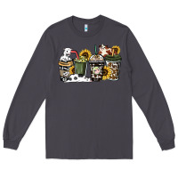 Smoke cowhide coffee cup Long Sleeve Tee - HowdyJamesFarm