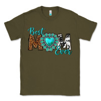 Army Green Best Mom Ever Classic Tee - texasbilliewilder