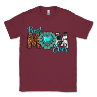 Burgundy Best Mom Ever Classic Tee - texasbilliewilder