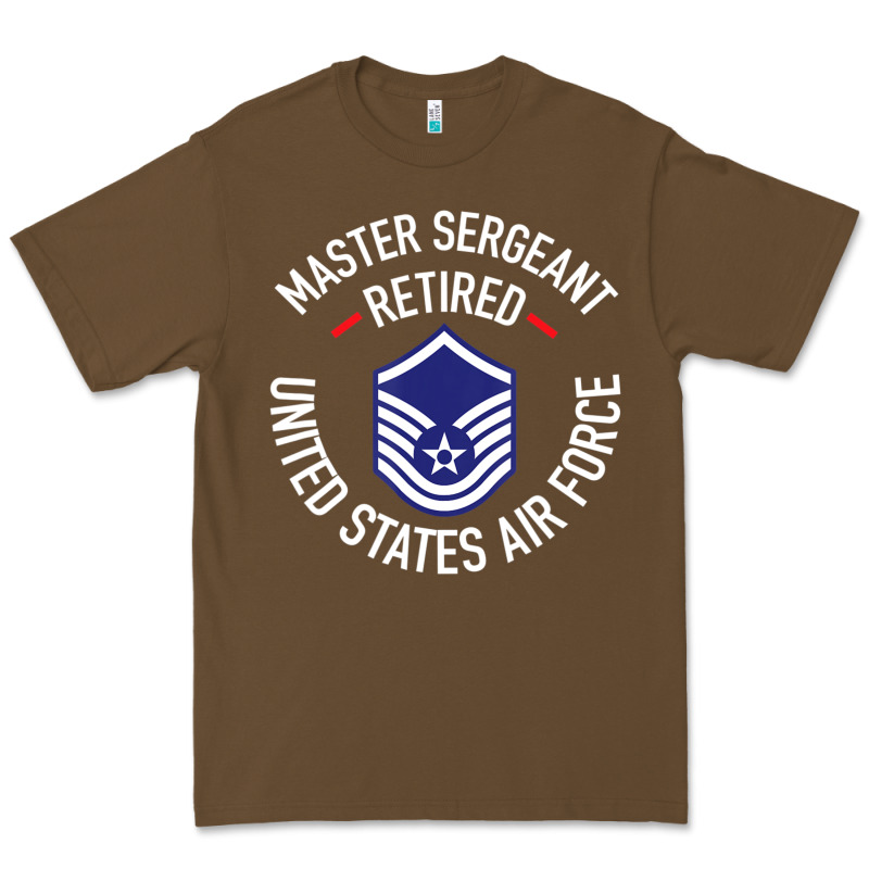 Limited Edition Master Sergeant Retired Air Force Military Retiremen Premium Tee by lanVoArt | Teevron