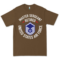 Cacao Limited Edition Master Sergeant Retired Air Force Military Retiremen Premium Tee - lanVoArt