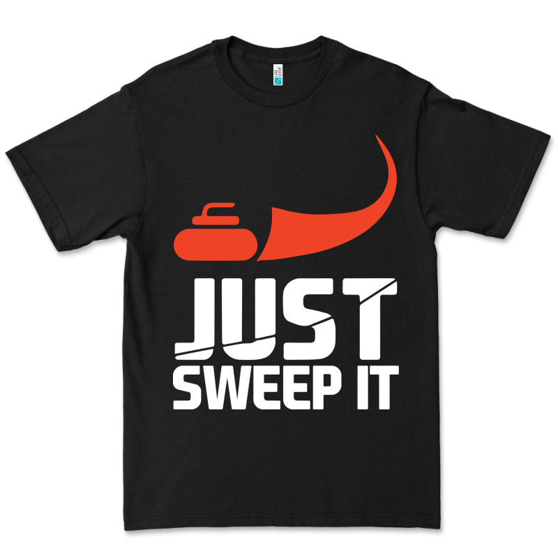 Just Sweep It! Funny Curling Sports Gift Hoodie Premium Tee by lanVoArt | Teevron