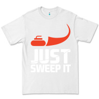 White just sweep it! funny curling sports gift hoodie Premium Tee - lanVoArt