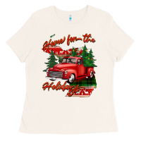 Bone home for the holidays michigan Ladies Tee - BarkalooDesign