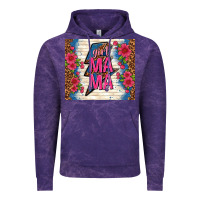 Cloud Purple girl mama thunder with flowers Vintage Hoodie - TumblerDesignByShophia
