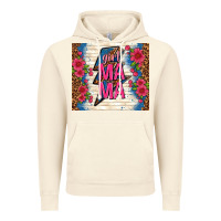 Vintage Artic girl mama thunder with flowers Vintage Hoodie - TumblerDesignByShophia