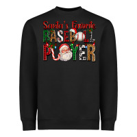 Black santa's favorite baseball player for christmas Heavyweight Sweatshirt - FaDigitalArtStudio