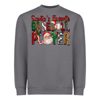 Storm santa's favorite baseball player for christmas Heavyweight Sweatshirt - FaDigitalArtStudio