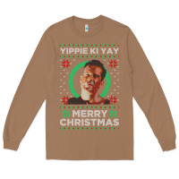 Toasted Coconut Hot Trend Die Hard Christmas Yippie Ki Yay Long Sleeve Tee - lanVoArt