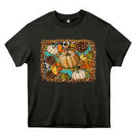 Asphalt fall pumpkin background Heavy Core Tee - BundleAndBundleShop