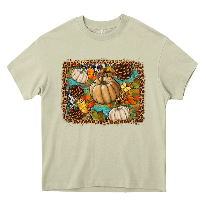 Fall Pumpkin Background Heavy Core Tee by BundleAndBundleShop | Teevron