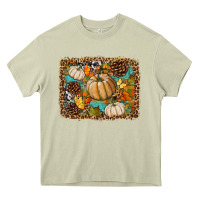 Mossy fall pumpkin background Heavy Core Tee - BundleAndBundleShop