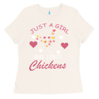 Bone Just A Girl Who Love Chickens Ladies Tee - Bettercallsaul