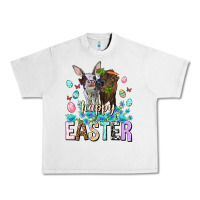 Lunar Rock Happy Easter Heifers Easter Day Urban Heavy Tee - HowdyJamesFarm