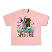 Salmon Happy Easter Heifers Easter Day Urban Heavy Tee - HowdyJamesFarm