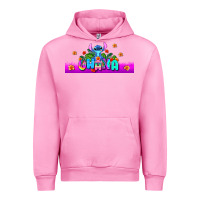 Fuchsia Pink stitch ohana Urban Hoodie - AdoDesignShop