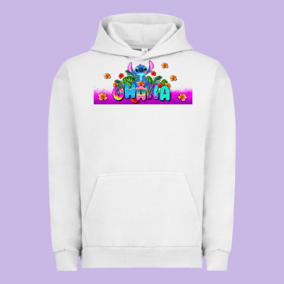 Stitch Ohana Urban Hoodie Designed By Adodesignshop