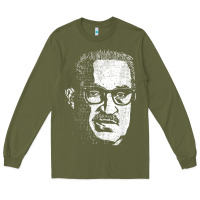 Army Green Thurgood Black Leader Cool African Black History Month Gift Long Sleeve Tee - lanVoArt