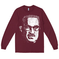 Burgundy Thurgood Black Leader Cool African Black History Month Gift Long Sleeve Tee - lanVoArt