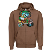 Chestnut Happy Easter Zipper Hoodie - CowhideDigitalArt
