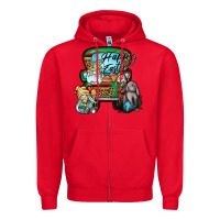 Red Happy Easter Zipper Hoodie - CowhideDigitalArt