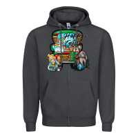 Smoke Happy Easter Zipper Hoodie - CowhideDigitalArt