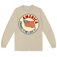 Mushroom america change it or lose it   stars Long Sleeve Tee - lanVoArt