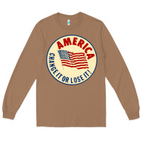 Toasted Coconut america change it or lose it   stars Long Sleeve Tee - lanVoArt