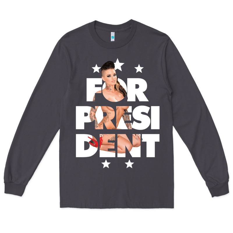 Christy Mack For President   Gift Long Sleeve Tee by lanVoArt | Teevron