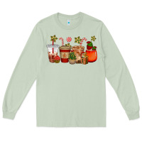 Matcha christmas cup cakes coffee cups Long Sleeve Tee - CowGirlArtShop
