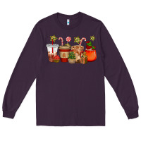Plum christmas cup cakes coffee cups Long Sleeve Tee - CowGirlArtShop