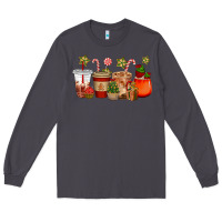 Smoke christmas cup cakes coffee cups Long Sleeve Tee - CowGirlArtShop