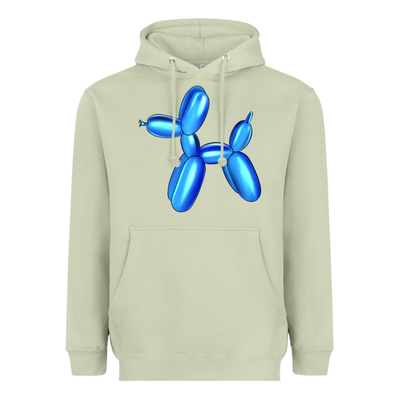 Blue Dog Balloon Heavyweight Hoodie by Artiststas | Teevron