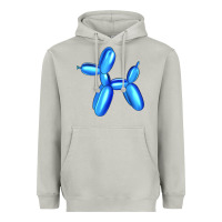 Moon Dust Blue Dog Balloon Heavyweight Hoodie - Artiststas
