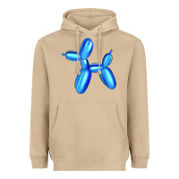 Mushroom Blue Dog Balloon Heavyweight Hoodie - Artiststas