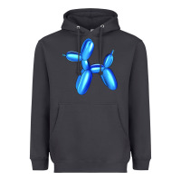 Smoke Blue Dog Balloon Heavyweight Hoodie - Artiststas